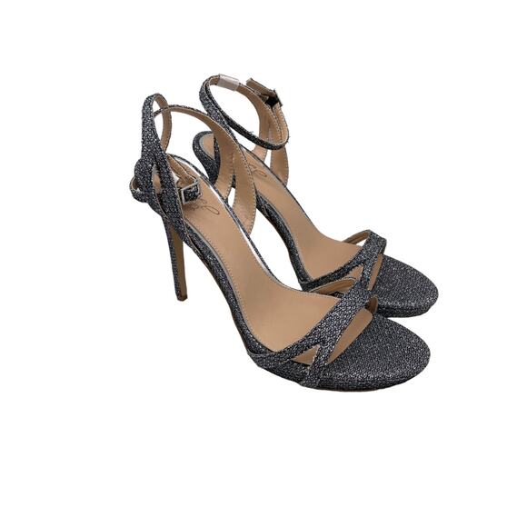 Jewel Badgley Mischka Women's Arianna Platform Stiletto Sandals - Gray - 9.5M - Picture 4 of 8